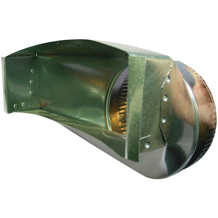 Deflecto Galvanized 7" Round Transition DGT37